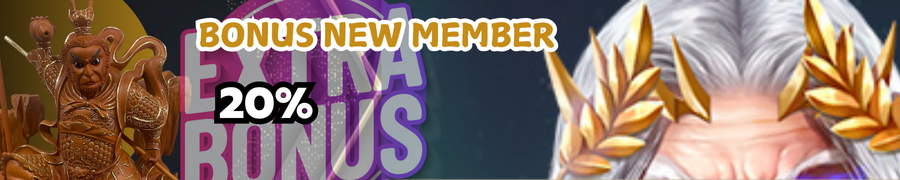 BONUS NEW MEMBER 20%